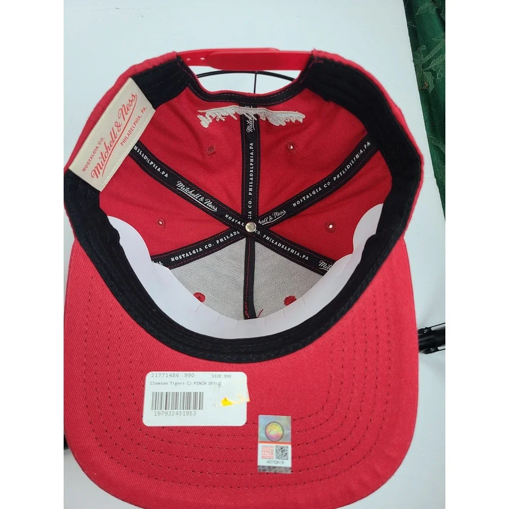 Mitchell & Ness Cactus Jack Clemson Tigers Red Snapback Hat Travis Scott NEW